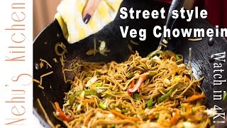 Vegetable Chilli Garlic Noodles  Veg Chow mein  Street Style  Healthy Soba Noodle recipe [upl. by Dnalkrik262]