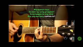 Narda  Kamikazee  RONEL JABAGAT COVER  Acoustic video lyrics [upl. by Macomber]