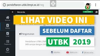 Persiapkan INI Sebelum Daftar UTBK 2019 No 7 Bikin Pusing [upl. by Ynnos]