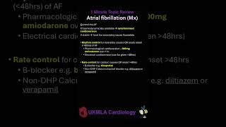 Atrial fibrillation management medicaleducation cardiology [upl. by Amaso]