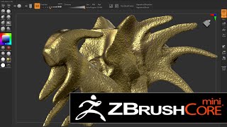 ZBrushCore Mini  An Awesome Free Sculpting Tool With A Gigantic Catch [upl. by Ymassej]