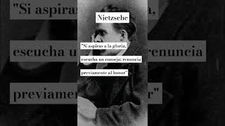 Nietzsche  ¿Aspiras a la gloria frases reflexiones filosofia [upl. by Milka]