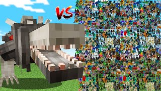 SCP682 vs 500 RANDOM MOBS [upl. by Fredel]