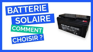 Batterie Solaire  Tout ce Qu’il Faut Savoir GUIDE COMPLET [upl. by Releehw]