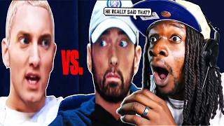 EMINEM GET REAL ABOUT HIMSELF Slim Shady vs Marshall Mathers THE FACEOFF REACTION [upl. by Ailicec]