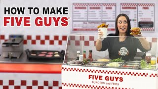 WE OPENED a Five Guys Restaurant 🍔🍟 in our House [upl. by Spalding]