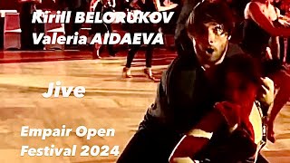 Kirill Belorukov  Valeria Aidaeva  Empair Open Festival 2024  Jive [upl. by Petula]