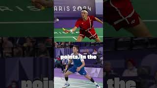 Viktor Axelsen beats Lakshya Sen to reach Olympic final badminton olympics viktoraxelsen [upl. by Ashlen172]