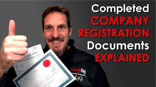 CIPC Completed Registration Documents Explained [upl. by Adnarram146]