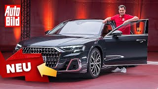 Audi A8 Facelift 2021  Das letzte Facelift  Sitzprobe mit Dennis Petermann [upl. by Lorilyn]