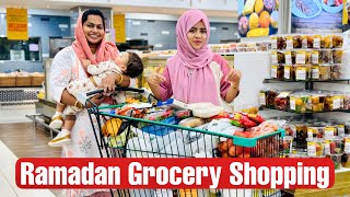 🌙 Ramadan Grocery Shopping 🛒😍  Mashura  Basheer Bashi  Suhana [upl. by Bevan419]