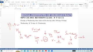 MPT FREE REVISION CLASS 8 MATH [upl. by Shreeves]