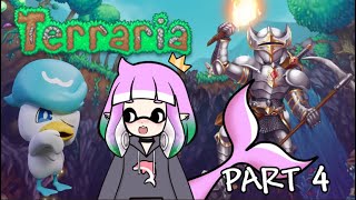 Terraria Episode 4 Raiding the Dungeon and killing the Wall of Flesh [upl. by Punke]