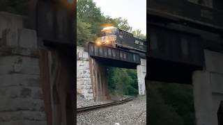 Train Horn Salute Norfolk Southern Railroad In Wabash Indiana JawTooth shorts [upl. by Akema]