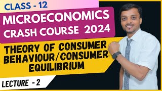 Microeconomics Crash course  Theory of Consumer Behaviour  Consumer Equilibrium  Class 12  RBSE [upl. by Iviv]