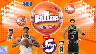 ZURU 5 SURPRISE MINI BRANDS NBA BALLERS UNBOXING [upl. by Enylrac]