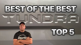 Toyota Tundra Top 5 Of All Time [upl. by Kieryt]