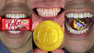 The Most Satisfying Chocolate and Candy ASMR 🙄 long satisfying compilation [upl. by Llerred]