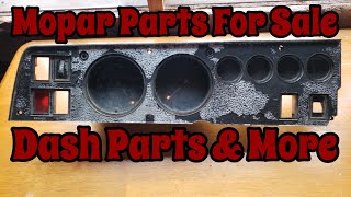 Mopar Parts For Sale In Depth Dash Parts Clusters amp More mopar plymouth dodge carparts parts [upl. by Stiegler677]