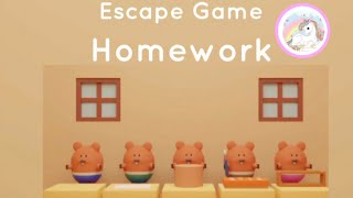 Escape game Collection 2 HOMEWORK walkthrough [upl. by Depoliti964]