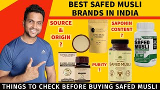 Best Safed Musli Brands in India Detail Review of Powder Tablets and Capsules [upl. by Asyram819]