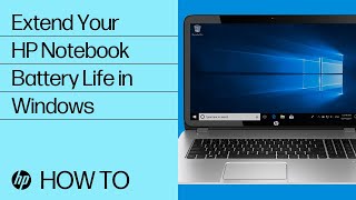 Extend Your HP Notebook Battery Life in Windows  HP Computers  HP Support [upl. by Schultz]