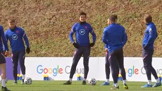 England Train Ahead Of Albania World Cup Qualifier [upl. by Petite388]