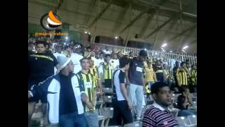 إنتفاضة جماهير الإتحاد على رئيس النادي محمد الفايز في ملعب الشرائع أمام النصر [upl. by Irahc]