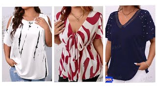 Blusas Casuales espectaculares en talla grande para Dama ideas de BLUSAS Hermosas [upl. by Marte21]