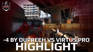 4 by dupreeh vs Virtuspro ELEAGUE Major 2017 Highlight Grand final [upl. by Myo]