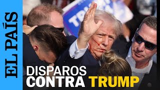 ATENTADO TRUMP  Así fue el diálogo entre Donald Trump y su equipo de seguridad  EL PAÍS [upl. by Denie801]