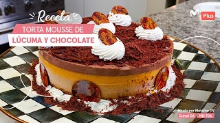 Receta Dulces Secretos  Torta Mousse de chocolate y lúcuma [upl. by Essinger]