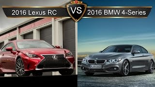 2016 Lexus RC vs BMW 4series By the Numbers [upl. by Anaeco]