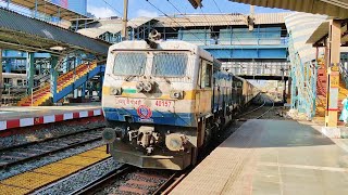 KYN WDP4D INLEAD  12072 HINGOLI DECCAN  MUMBAI CSMT JAN SHATABDI EXP ARRIVING AT DADAR STATION [upl. by Eelram]