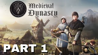 Medieval Dynasty  Lets Play Part 1 2023 [upl. by Aleemaj]