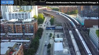 Chicago amp North Western Power House Live Webcam North  Chicago IL SteelHighway [upl. by Shumway484]