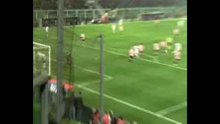 PalermoMilan 04 3 Marzo 2012 GOL DI IBRAHIMOVIC IN DIRETTA 3 GOL  TRIPLETTA PER LUI [upl. by Zubkoff474]