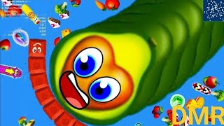 🐍 WORMSZONEIO  GIANT SLITHER SNAKE TOP 01  Epic Worms Zone Best Gameplay  TOXICDMRYT 🧿🐍🧿 [upl. by Gredel678]