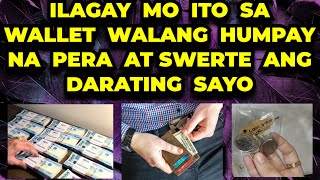 ILAGAY MO ITO SA WALLET WALANG HUMPAY NA PERA AT SWERTE ANG DARATING SAYO💯 [upl. by Akenal]