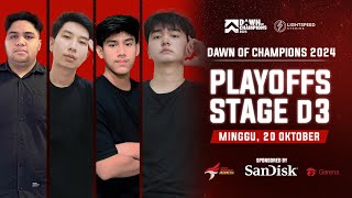 Dawn of Champions 2024 Playoffs Stage DAY 3  Garena Undawn Indonesia [upl. by Aramahs]