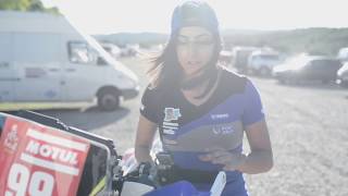 Sara García grabación previo Dakar 2019 TDP [upl. by Kopans]