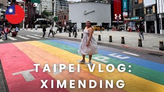 Taipei 🇹🇼 Ximending Rainbow Six O Fun Hotel Xing Fu Tang Tian Tian Li Delicacies Pop Mart [upl. by Daniela]