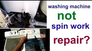 washing machine repair semi automatic washing machine repairyoutubetoutubevideoEhsanExperiment [upl. by Carnay]