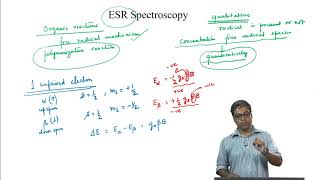 mod11lec53ESR Spectroscopy  1 [upl. by Tedmund776]