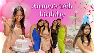 Anus Belated Birthday Bash 🥳🎀 19th birthday vlog The Shukla Sisters [upl. by Ferrand201]