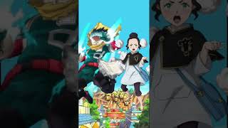 Deku vs black clover chots reels anime [upl. by Wil992]