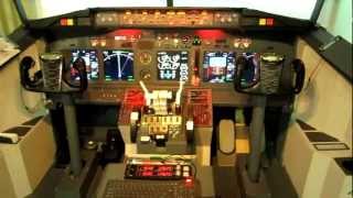 home made 737800 cockpit [upl. by Naillij146]