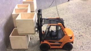 Linde H50 Forklift Robbe RC Tamiya Carson Truck [upl. by Lehrer]