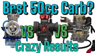 PWK vs Nibbi PE19 vs CVK Carbs on Maddog 50cc Scooter GY6 139QMB Best Carburetor [upl. by Geirk]