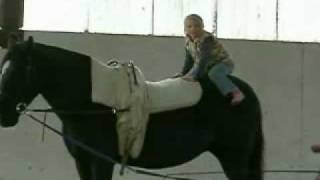 Equestrian Vaulting  novice lesson [upl. by Salb]